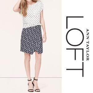 Loft Faux Wrap Skirt